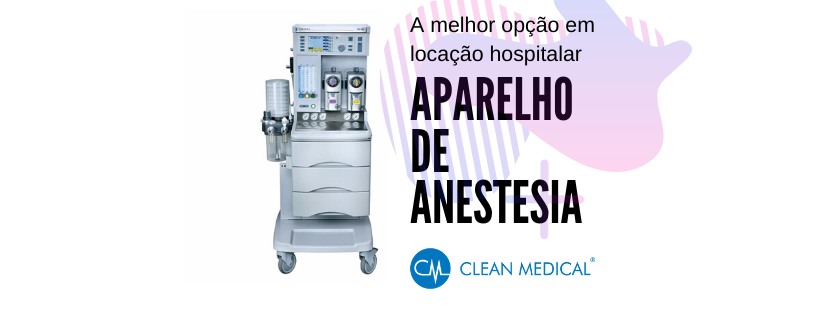 Locação de aparelho de anestesia