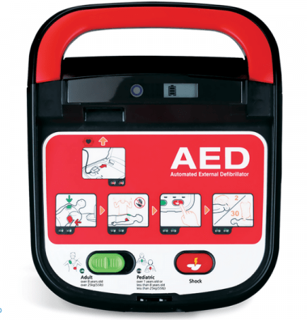 equipamento DEA TOTH Easyshock 5400 para desfibrilação disponível para locação com a Clean Medical