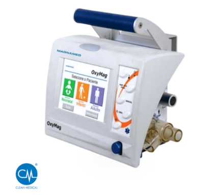 alt text: Ventilador de Transporte Magnamed Oxymag