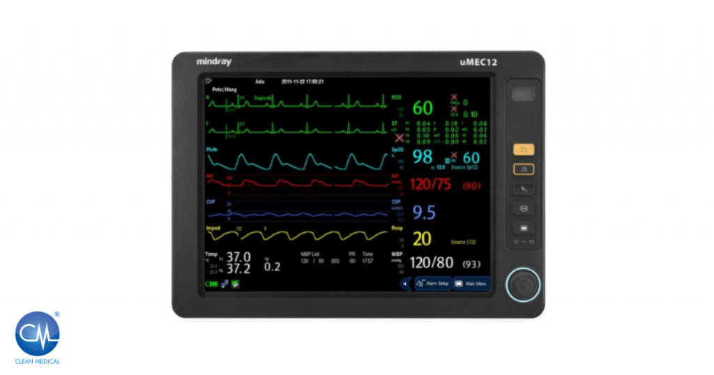 monitor multiparamétrico utilizado para pressão arterial invasiva hospitalar  